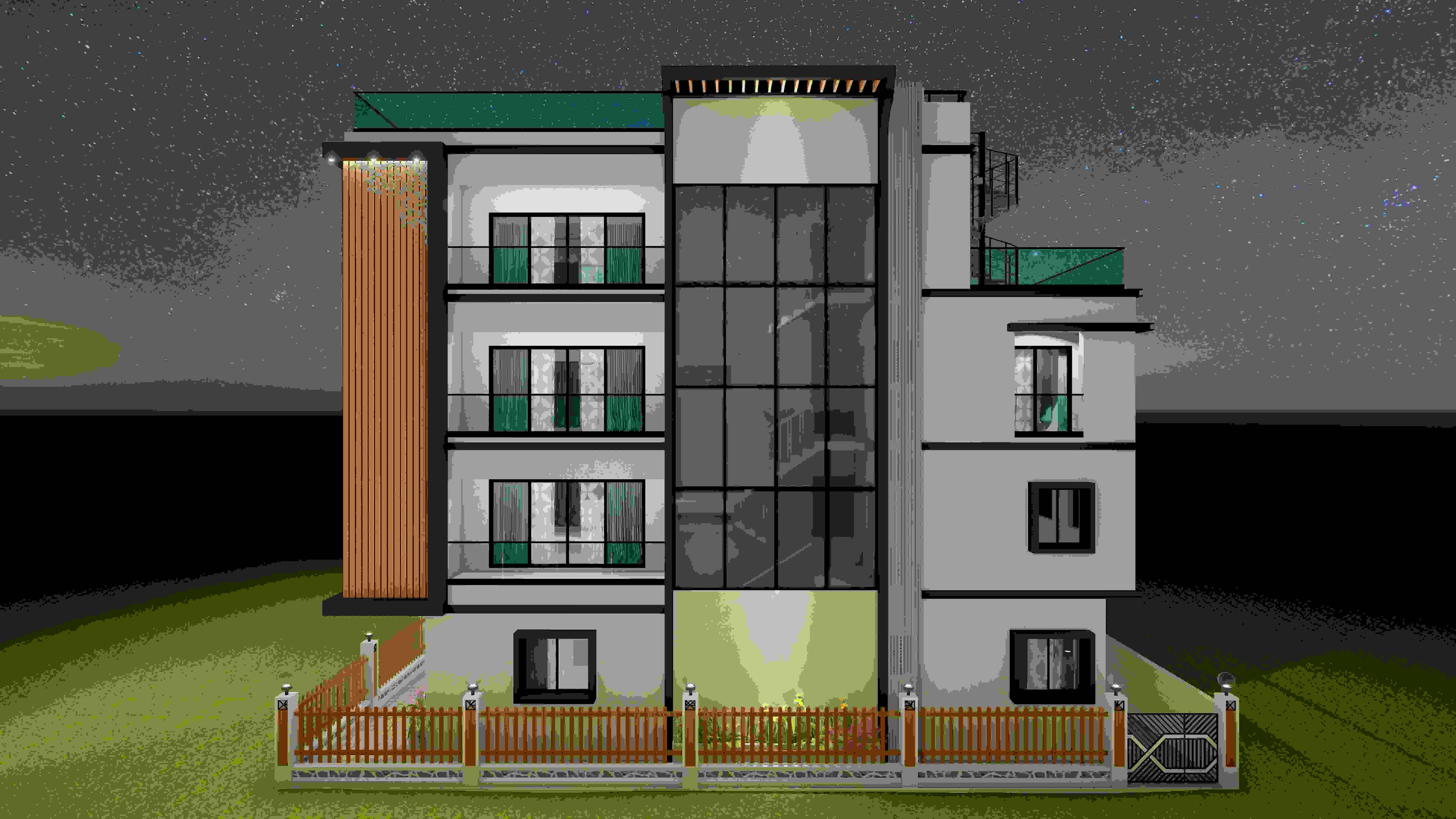 Contemporary Bungalow in Delhi